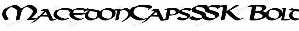 MacedonCapsSSK Bold字体转换